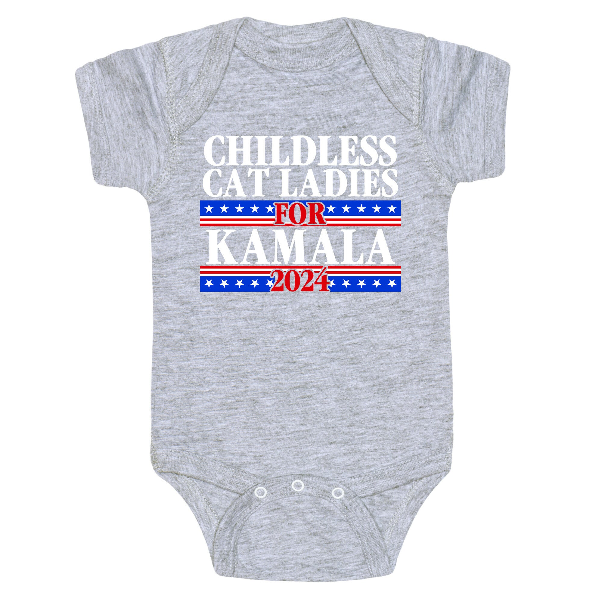 Patriotic Childless Cat Ladies for Kamala Baby One-Piece